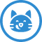 icon displaying a happy cat