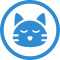 icon displaying a sad cat